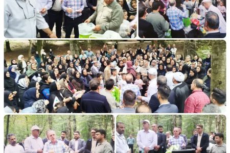 همایش پیاده‌روی کارکنان دستگاه‌های اجرایی با شعار سلامتی را قدم بزن در جنگل النگدره گرگان 