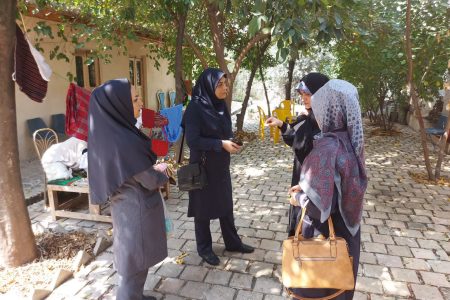 بازدید مدیرکل امور زنان و خانواده استانداری گلستان از ایونت و نمایشگاه محصولات خانگی و صنایع‌دستی