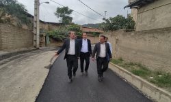آسفالته شدن مسیر زندگی و گردشگری در روستای باغ گلبن شهرستان گرگان   