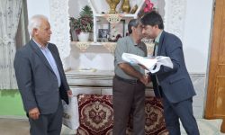 تجلیل از خانواده‌های شهدا و ایثارگران مخابرات در گالیکش و گمیشان