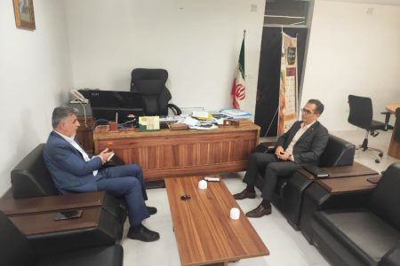 دیدار محمدی مدیر شرکت خدمات حمایتی کشاورزی با مدیر کل جهادکشاورزی استان