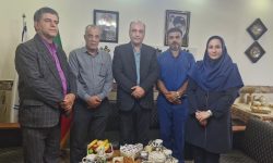 دیدار صمیمی شهردار فاضل آباد به همراه اعضای شورای شهربا مجموعه خبری سه ستاره