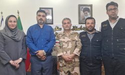 دیدار صمیمی عوامل روابط عمومی مرزبانی گلستان با مجموعه خبری سه ستاره