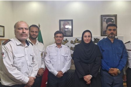 دیدار صمیمی رییس سازمان اتش نشانی شهرداری گرگان با مجموعه خبری سه ستاره