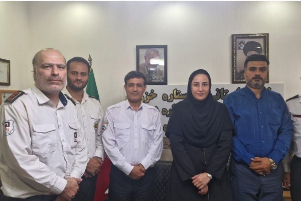 دیدار صمیمی رییس سازمان اتش نشانی شهرداری گرگان با مجموعه خبری سه ستاره