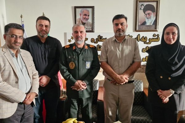 دیدار صمیمی فرمانده سپاه استان گلستان با مجموعه خبری سه ستاره