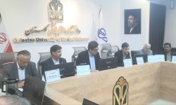 نشست خبری رییس دانشگاه علوم پزشکی گلستان با اصحاب رسانه در ایام هفته دولت