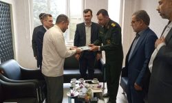 تکریم و معارفه فرمانده پایگاه بسیج امام محمدباقر(ع) ثبت احوال استان گلستان برگزار شد