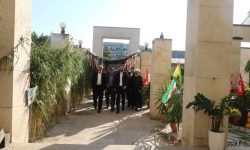 گشایش نمایشگاه یادمان دفاع مقدس در دادگستری گلستان