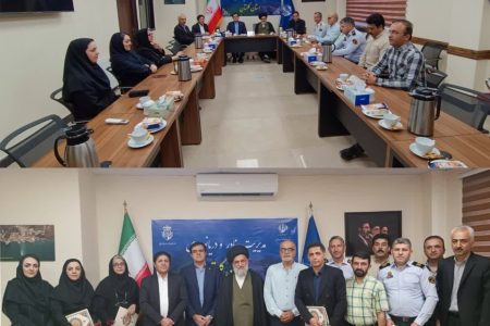 تجلیل از فرزندان شهدا و ایثارگران شاغل در بنادر گلستان