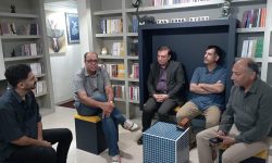 معاون فرهنگی اداره کل ارشاد مهمان مجموعه کتاب یار شد