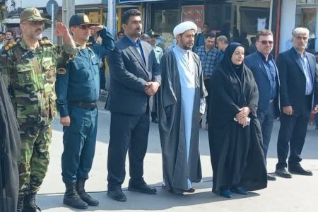 برگزاری رزمایش جانفدایان ایران در شهرستان کردکوی با حضور مسئولان و مردم