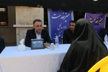 برپایی میز خدمت قضایی در مصلای وحدت گرگان 