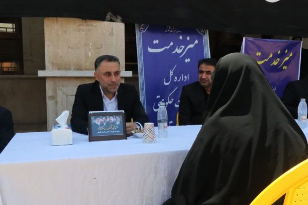 برپایی میز خدمت قضایی در مصلای وحدت گرگان 